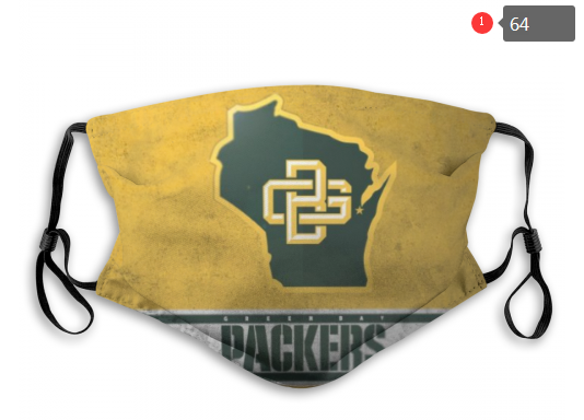 NFL Green Bay Packers #9 Dust mask with filter->nfl dust mask->Sports Accessory